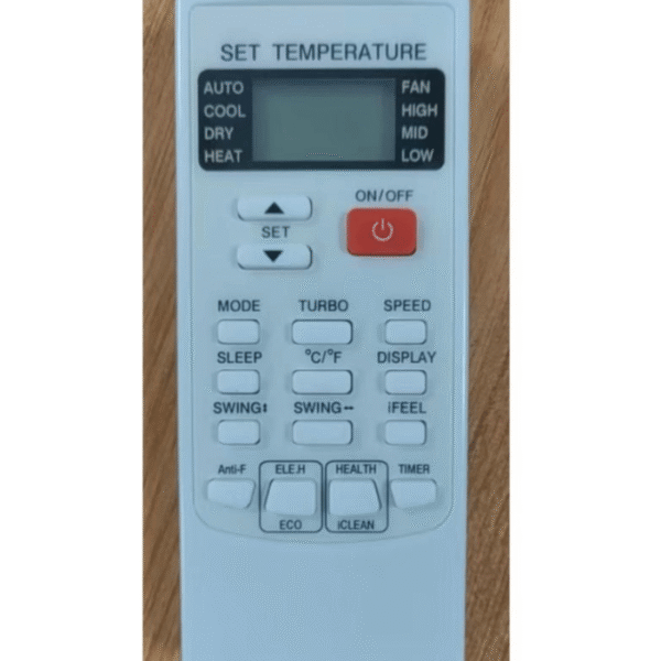 Dawlance AC Remote Control – Red Button Model for Selected Dawlance ACs