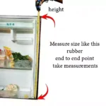 Blue Star Glass fridge Door gasket (Push to Lock) raw material per peace 74 inch long useful for other refrigerators - Image 3