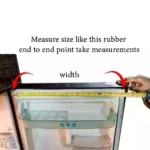 Blue Star Glass fridge Door gasket (Push to Lock) raw material per peace 74 inch long useful for other refrigerators - Image 4