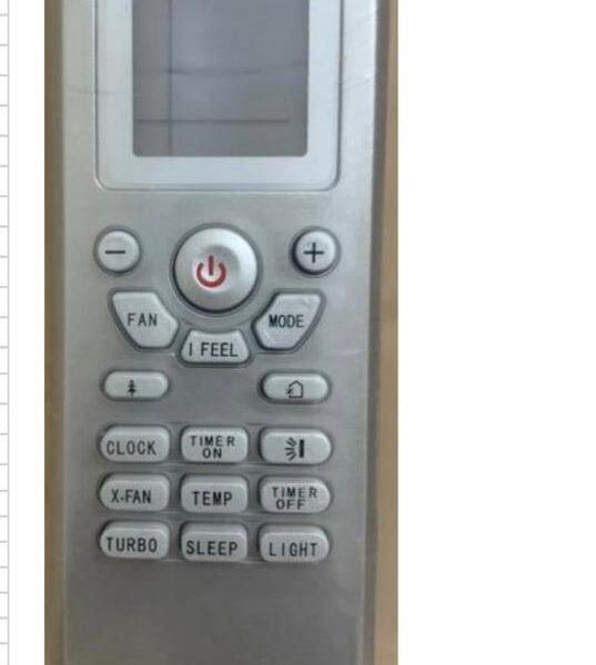 Gree Silver AC Remote Control – Replacement for Selected Gree AC Models