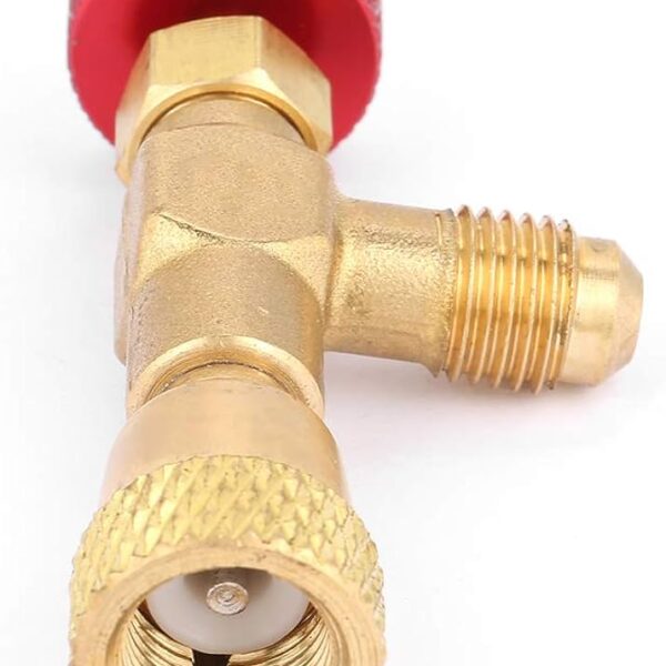 Refrigerant Retention Control Valve/ R410A, R32, adapter and flow control valve/  No-leak refrigerant charging, HVAC service tools