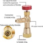 Refrigerant Retention Control Valve/ R410A, R32, adapter and flow control valve/  No-leak refrigerant charging, HVAC service tools - Image 2