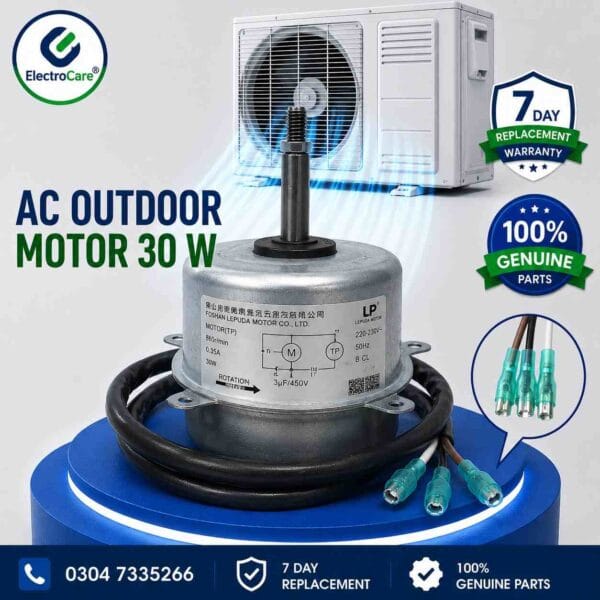 AC 30W Outdoor Fan Motor | Air Conditioner Condenser Fan Motor | Outdoor Unit Fan Motor