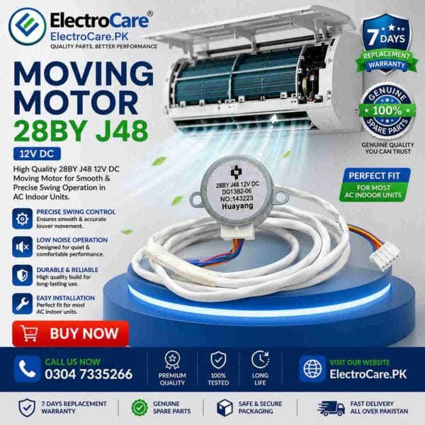 28BYJ48 12V DC AC Swing Motor – Air Conditioner Moving Motor / Swing Flap Motor