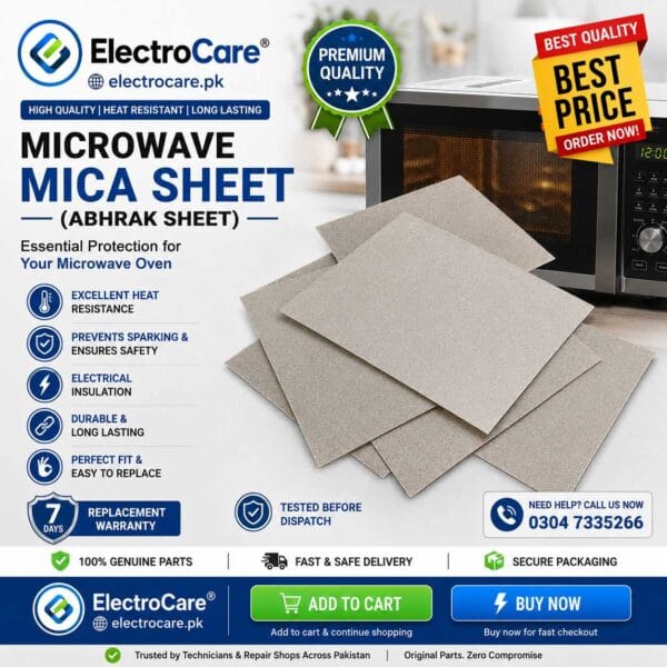 Microwave Mica Sheet / Abhrak Sheet – Heat Resistant Mica Plate for Microwave Oven Waveguide