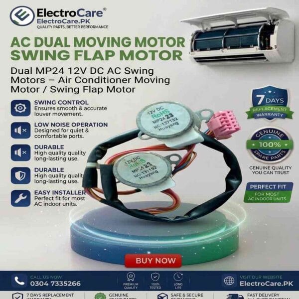 MP24 12V DC AC Swing Motor – Air Conditioner Moving Motor / Swing Flap Motor