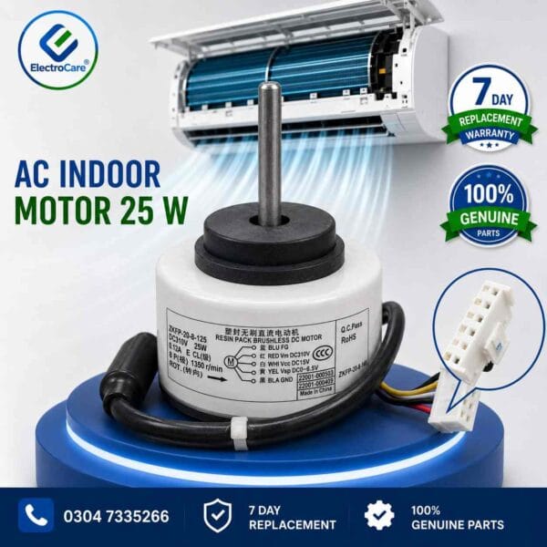 25W AC Indoor Fan Motor – Air Conditioner Indoor Unit Blower Motor