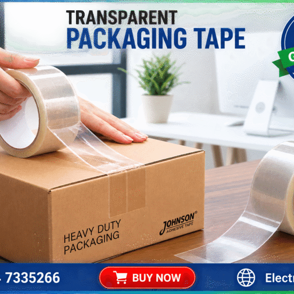 TRANSPARENT Tape 30YARD | Paper Masking Tape for Painting & General Use in Pakistan
